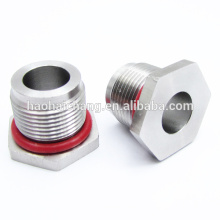 Hardware Shenzhen OEM Precision stainess steel threaded hex hollow bolt